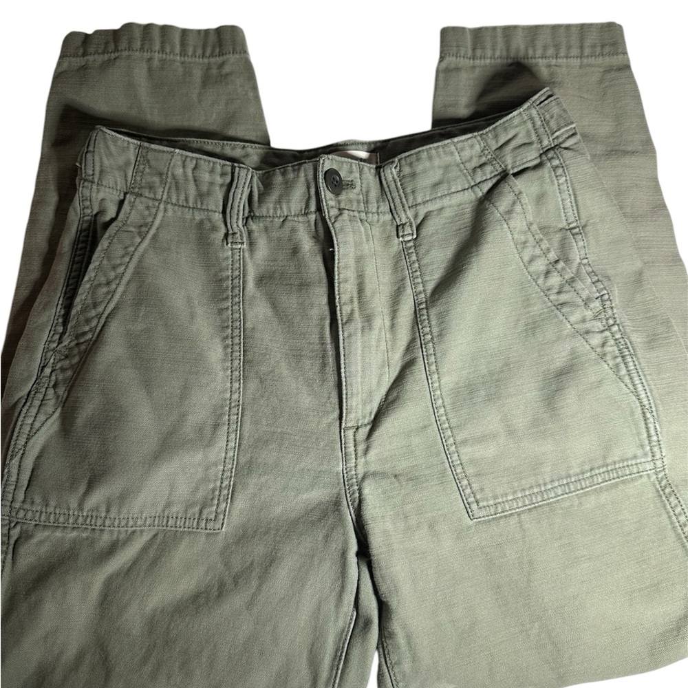 Madewell Olive Green Utility Jeans